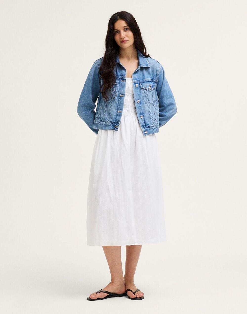 NWT Madewell Denim Trucker Jacket Worn Mid Indigo Rigid XL